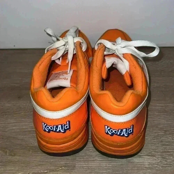 Rare Reebok Classic Kool-Aid Pro Legacy Mandarin Orange Men’s Athletic Shoe - Picture 3 of 9